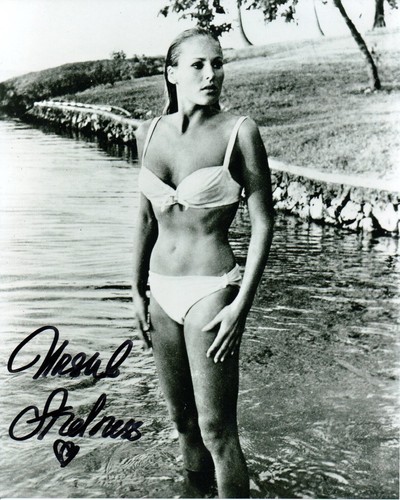 Signed ursula andress - ursula, dr