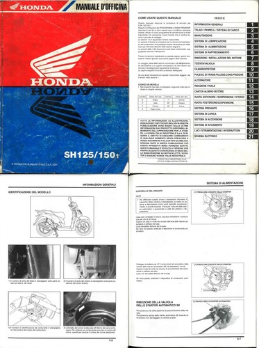 Workshop manual honda 125 - honda, sh