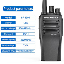 BaoFeng BF-1909 12W Long Range Walkie Talkie High Power Two-Way Radio 888