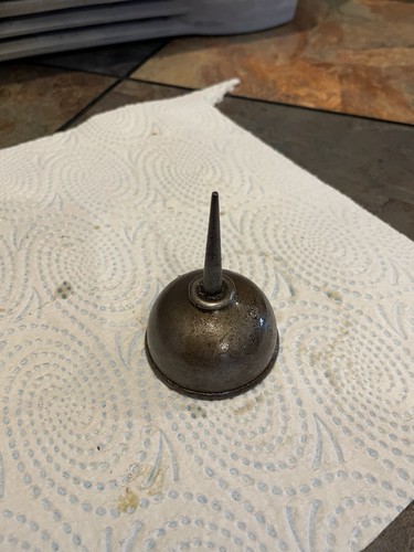 Old oil can dispenser - oil,