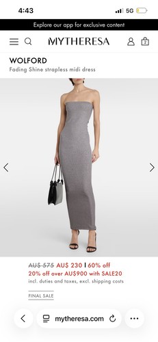 Wolford fading shine - fading, strapless