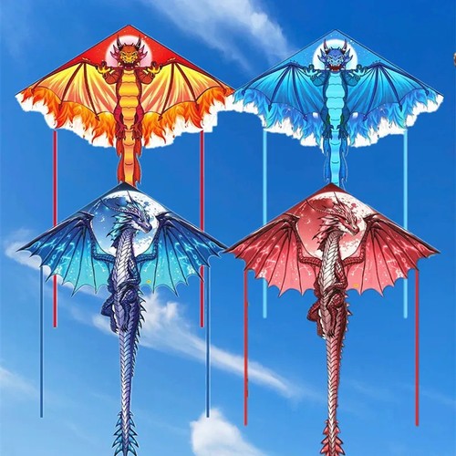 Dragon delta kite with line - dragon,