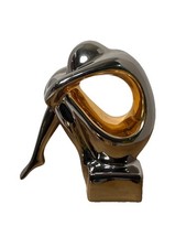 Galos Spanish Porcelain Sculpture  Gold & Platinum (REG#7958 FA) BEAUTIFUL!