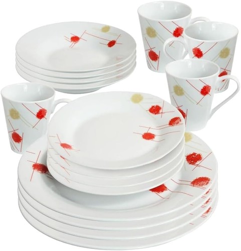 Piece porcelain dinner set - 16,