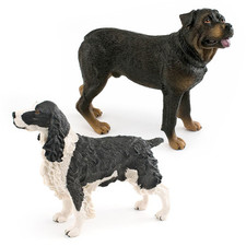 Dog Statue Garden Statue Animal Toy Weather Resistant Simulation Dog Ornaments