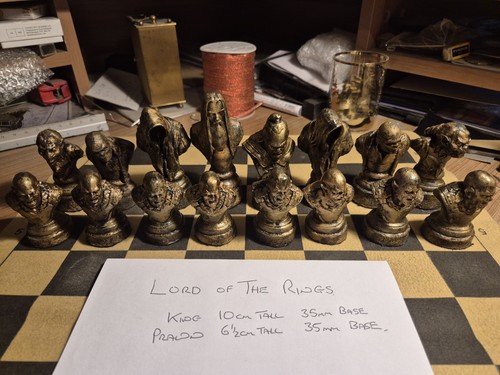 Chess set with unique - chess,
