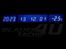 Opel Astra F Tigra Corsa B blue MID/TID screen no welding