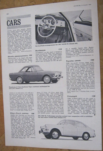 Sunbeam tiger magazine - tiger,