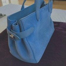 Asprey Handbag Blue Tote Purse