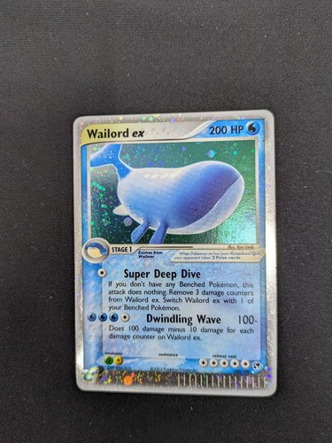 Wailord 100 holo ex - ex,