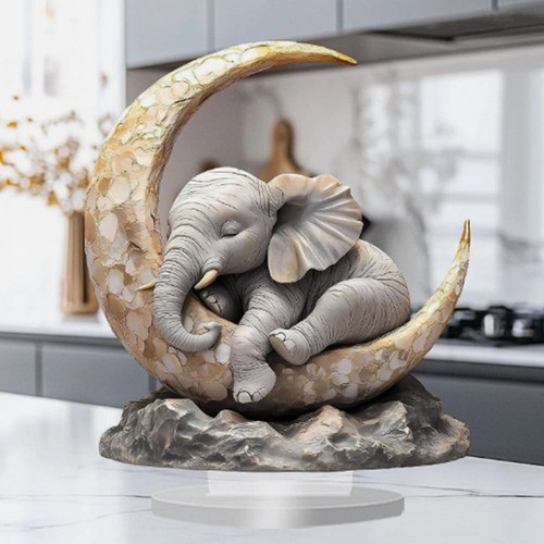 Ornament table elephant - ornament,
