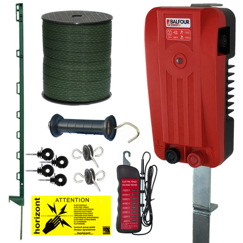 Green electric fence - electric, strip