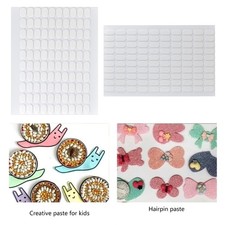 100pcs Double Side Adhesive Dot Stickers Poster Tacky Putty Clear Sticky Putty