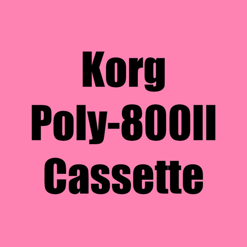 Korg poly 800ii data - korg,