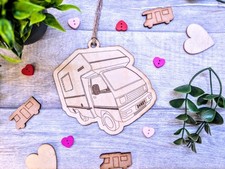 Personalised Wooden Bedford Bambi Christmas Tree Decoration