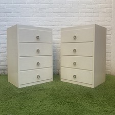 Pair of Vintage Retro White