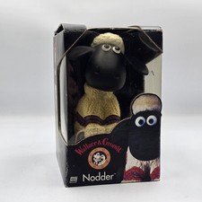 Vintage 1990s Shaun The Sheep Nodder Bobblehead Toy Figure Great Condition Boxed