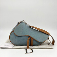 Christian Dior Denim Saddle