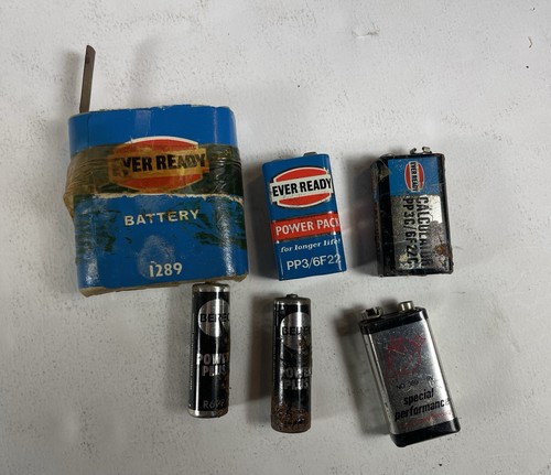 Vintage batteries ever ready - vintage,