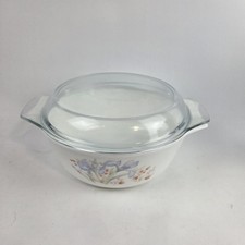 Vintage Pyrex Blue Iris