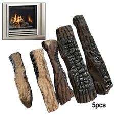Heat Resistant Artificial Logs for Fireplace Decoration (68 characters)