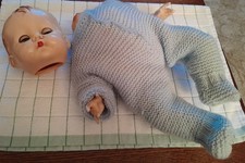 Vintage 1950's doll with moving eyes for repair
