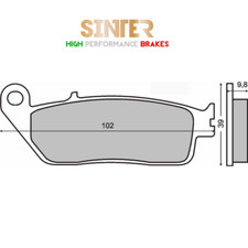 Sintered Front Brake Pads