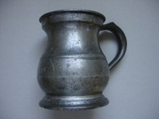 Gaskell & Chambers Vintage Half Pint Pewter Tankard James Yates Birmingham