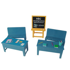 Peppa Pig - School/Classroom Furniture - Desks - Chairs - Chalkboard