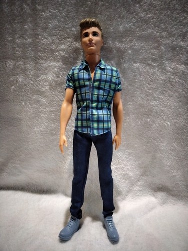 Mattel ken doll plaid check - ken,
