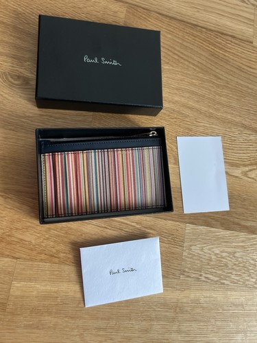 Paul smith leather wallet navy - paul,