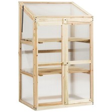 COSTWAY Mini Wooden Cold Frame
