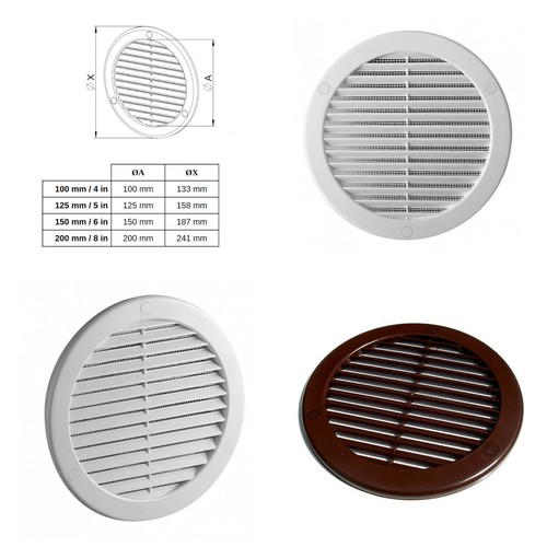 Round air vent - round, fly