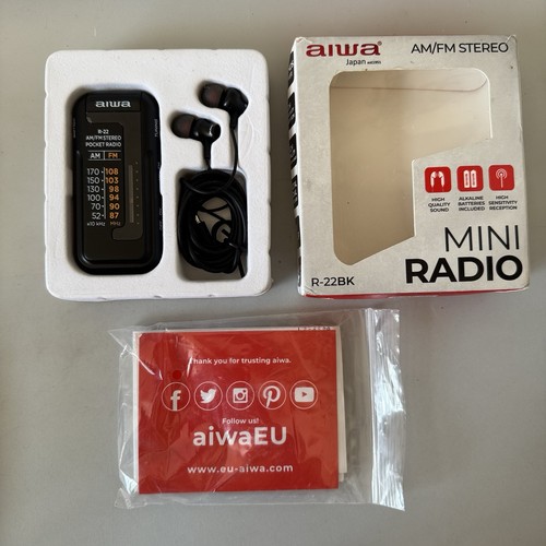 Aiwa 22bk mini - radio, am/fm