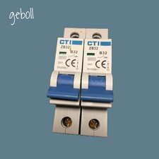 2 X CTI ZB32 MCB CTI 32 AMP