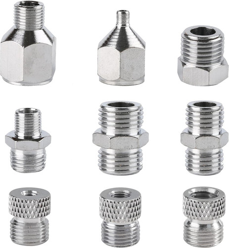 9pcs airbrush adapter - adapter, set