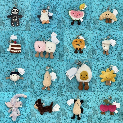 Jellycat coffee mug keyring - coffee,