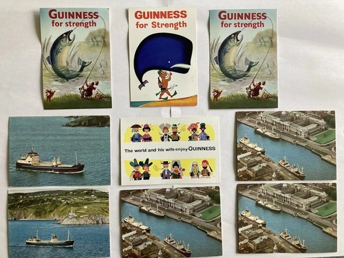 Vintage guinness postcards - guinness,