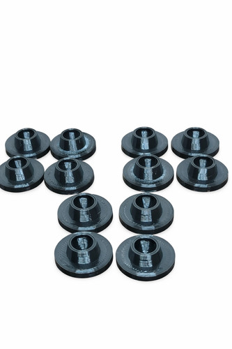 12pk eames eiffel chair glides - eiffel,