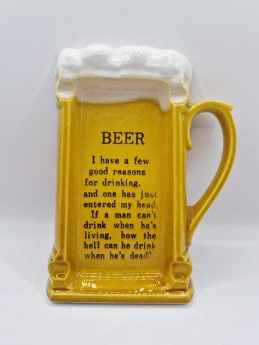 1970s novelty beer ashtray - beer,