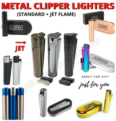 Metal clipper lighters - clipper, set
