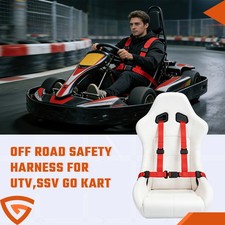 Pair Red 4 Point Car Racing