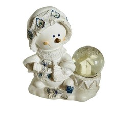 Vintage Snow Globe Snowman