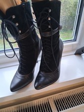 Victorian 3" Heel Black Lace