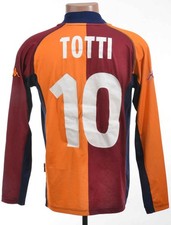 AS ROMA 2001/2002 THIRD FOOTBALL SHIRT KAPPA SIZE L ADULT EUROPEAN TOTTI 10