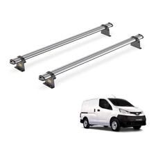 Nissan NV200 Roof Rack for 2009+ 2x Steel Roof Bars Van Guard Ultibar Trade