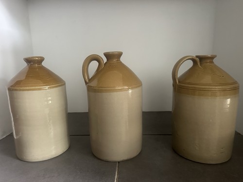 Stoneware flagon 3 pearson - stoneware, x