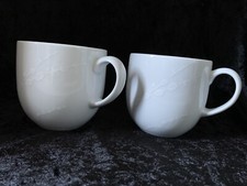 Pair of  Denby White Stoneware