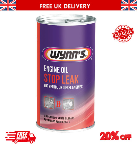 Wynn engine oil stop - stop, leak