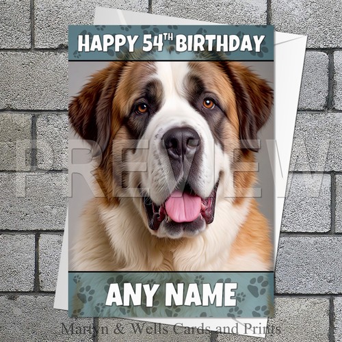 Bernard birthday card - ., 5x7